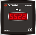 DATAKOM DF-0101 Частотометр, 1 фаза, 72x72 мм
