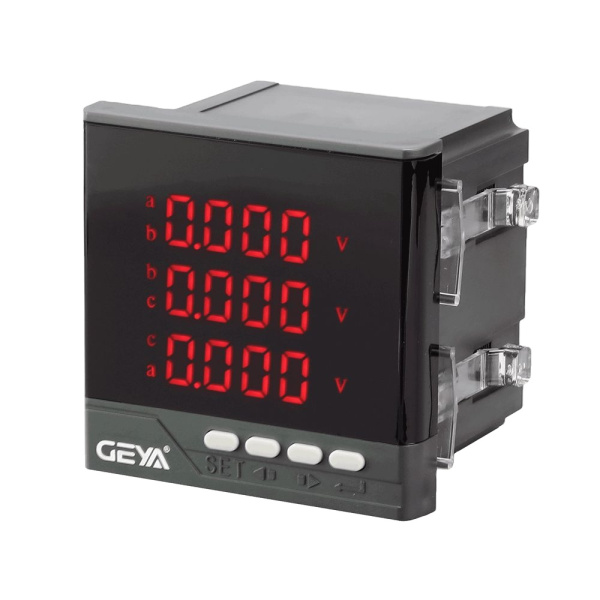 GEYA GY9Z-3S9/XB 220V c RS485 96х96 мм Трехфазный гармонический цифровой измеритель мощности
