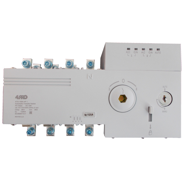 4PRO ATS-100A-4P-i 120/208V Интел. устройство автоматического ввода резерва (АВР), 4 пол., 100A, 50/60Гц, 2-3 фазы