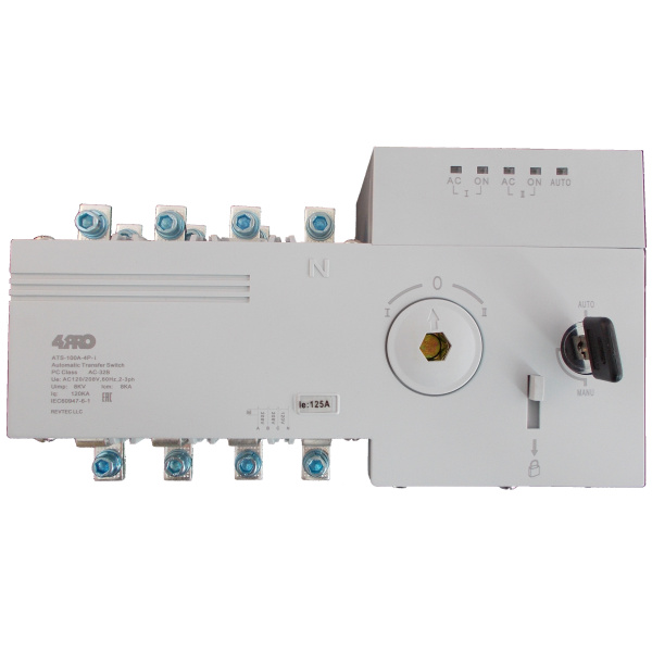 4PRO ATS-100A-4P-i 120/208V Интел. устройство автоматического ввода резерва (АВР), 4 пол., 100A, 50/60Гц, 2-3 фазы