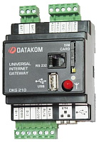 DATAKOM DKG-210-D3 GPRS GSM и Ethernet Шлюз с источником питания постоянного тока