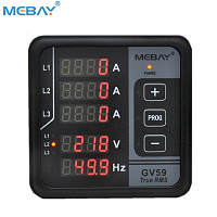 MEBAY GV59 Цифровой измеритель переменного тока