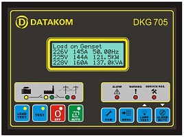 DATAKOM DKG-705 Контроллер автоматического управления генератором и синхронизации с внешней сетью