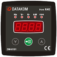 DATAKOM DM-0101 Мультиметр, 1 фаза, 96x96 мм