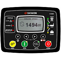 DATAKOM D-300-P Многофункциональный контроллер генератора с зарядным устройством MPU + J1939