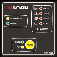 DATAKOM DKG-107 Контроллер автоматического управления генератором и  ввода резерва